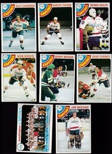 1978 Topps Team SET Lot of 8 Washington CAPITALS NM/MT CHARRON PICARD BEDARD 