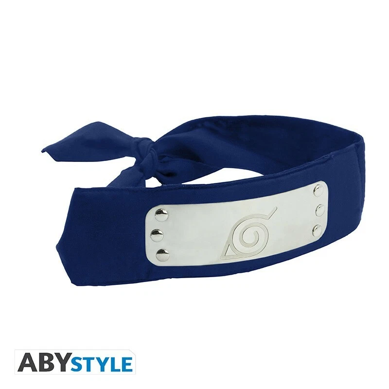 NARUTO SHIPPUDEN BANDEAU KONOHA BLEU ABYSTYLE Officiel