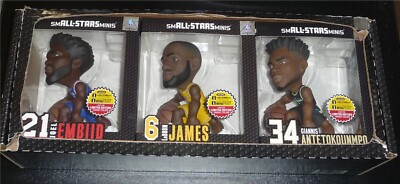NBA Small-Stars Minis 3 Pack Box Set Antetokounmpo James Embiid READ SEE PICS