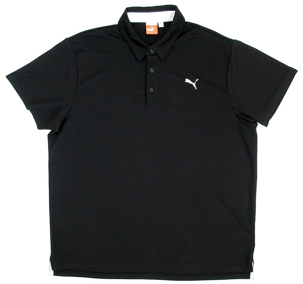 Men's PUMA Golf Micro-Grid Polo Black Size XL MINT! | eBay