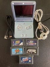 Nintendo Game Boy Advance SP Pearl Blue GBA