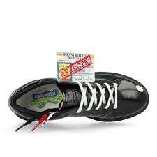 Spongebob SquarePants x Adidas Stan Smith tempo libero nero vernice pelle taglia 45