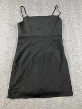 Forever 21 Black Slip Dress Women's Size Medium Casual Mini Sleeveless