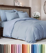 Duvet Cover Queen Size Set - Extra Soft Queen Duvet Cover 90" x 90" with 2 Pi...