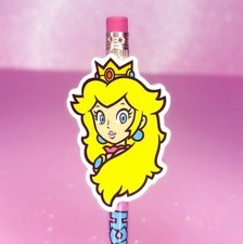 Kinder Joy Super Mario USA-Made 2025 - VQ415 Princess Peach Pencil Top Accessory