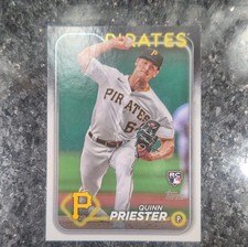 Topps 2024 Quinn Priester Pittsburgh Pirates Rookie Base Set #93 Baseball Card