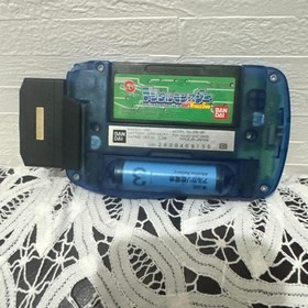 WonderSwan Clear Blue Console With Game Cartridge Sw-001