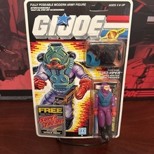 Vintage 1987 G.I. Joe Toxo Viper MOC Sealed and Packaged   See Photos