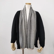 JURGEN LEHL J0162UJ601 Cotton Jacket Bolero Size M cardigan black 5-0922G◎