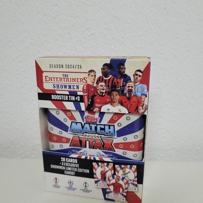 Topps Match Attax 2024/25 Showmen Tin Box OVP