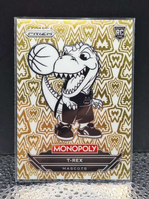 2024 NBA Prizm Monopoly Millionaire White Mascots T-Rex Case Hit SSP W7