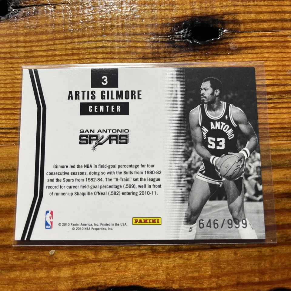 2010-11 Donruss - Masters Artis Gilmore #3 /999 - Image 2 of 3