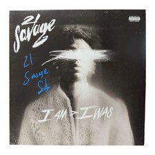 21 SAVAGE SIGNED I AM  I WAS RAP 12" VINYL ALBUM (ACG CERT AG17939)