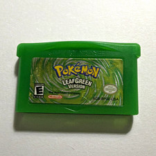 Authentic Pokemon Leaf Green Version Nintendo Game Boy Advance Tested