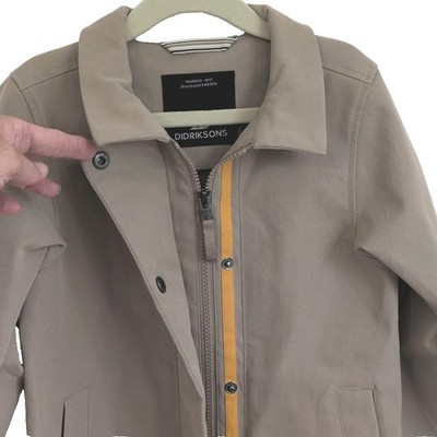 Didriksons Svanen Little Kid's Jacket Khaki Size 100 (3T/4T) Pockets Trench