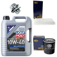 MotoröL Filter Set 10W-40 5 Liter + ÖLablassschraube FüR Toyota Avensis Corolla