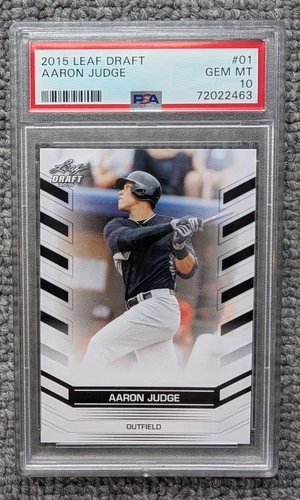 2015 Leaf Draft #01 Aaron Judge (RC) PSA 10