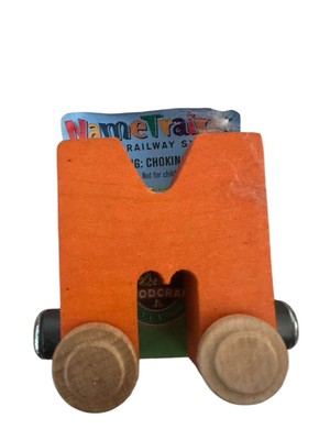Name Trains Bright M Orange Wooden Railway System Maple Landmark Thomas Brio USA