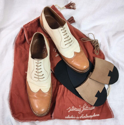 ZINTALA SILVANO LATTANZI Handmade Herren Leder 39 1/2 Schuhe