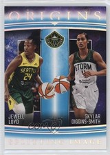 2024 Origins WNBA Splitting Image Teal /49 Jewell Loyd Skylar Diggins-Smith 1o52