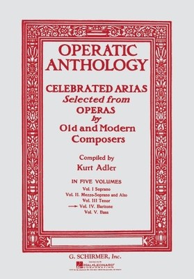 Operatic Anthology - Volume 4 Vocal Collection
