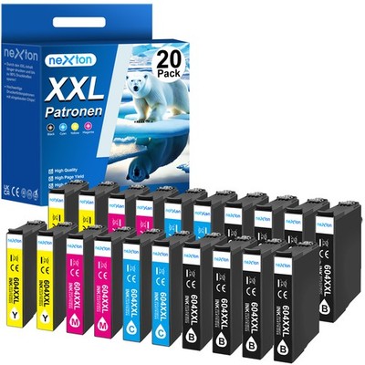 SET XXL PATRONEN Kompatibel Für Epson 604 XL XP-2200 4200 3200 2205 3205 WF-2930