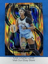 2025 #170 Angel Reese Panini Select WNBA Premier Orange Flash Prizm Sky