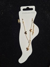 Stainless Steel "Love" Anklet, Jewelry