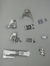 Lot of 8 Modern Singer Sewing Machine Specialty Presser Feet