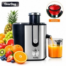 1500W Juicer Machine Wide Mouth Vegetable Fruit Juice Extractor Stainless Steel