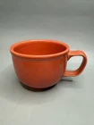 Fiestaware Homer Laughlin Jumbo Mug Orange Coffee Soup Bowl Ceramic Cup