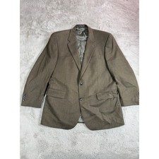 Lords of London Patrick James Brown Herringbone Blazer Union Made Canada 44L