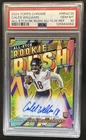 2024 Topps Chrome Caleb Williams All-Etch Rookie Rush Auto RC Yellow #/75 PSA 10