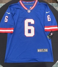 #6 Jaxon Dart Blue Throwback Nike On Field Limited Stitched Jersey BRAND NEW!!!