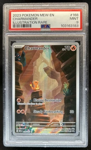 2023 Pokemon SV 151 Charmander #168/165 PSA 9