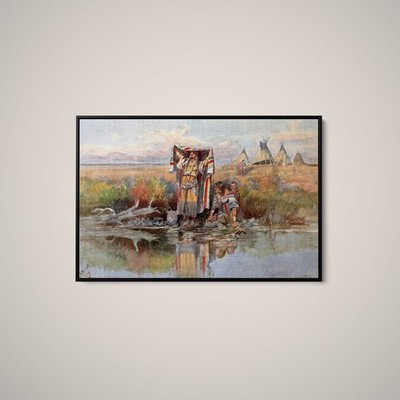 Charles Marion Russell - Water Girl - Art Print on Paper or Canvas