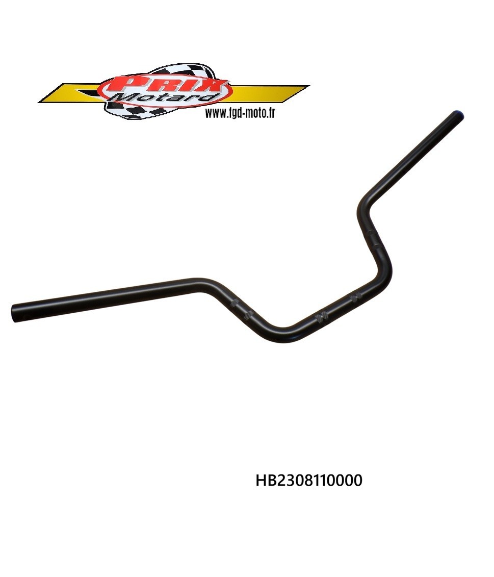 Guidon acier noir moto type origine Yamaha MT07 Tracer 2022 2023 2024 pièce rechange