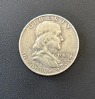 1959-D franklin half dollar circulated collectable 90% silver coin