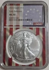 2026 Early Release American Silver Eagle NGC MS70 With Original US FLAG Core