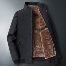 Men's Winter Warm Thick Fleece Jacket Men Casual Coat Men Outwear Outdoor Jacket