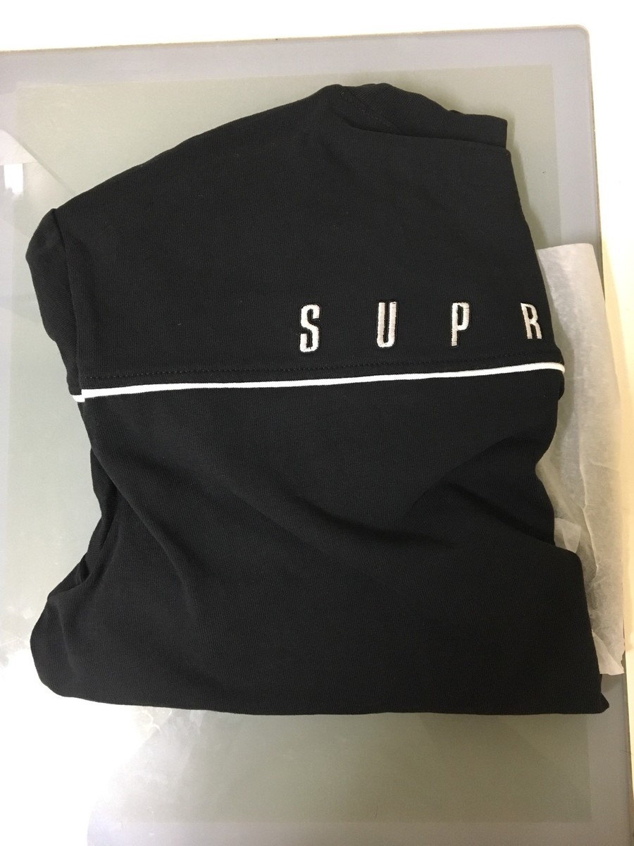 Supreme Yoke Piping L/S Top Black White Font Size S | eBay Supreme Yoke Piping L/S Top Black White Font Size S | eBay