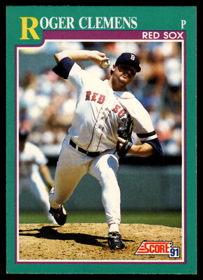 1991 Score Roger Clemens #655 Boston Red Sox Baseball Card | eBay