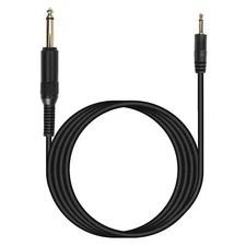 3.5mm 1/8" TS Male to 6.35mm 1/4" Mono Male Audio Guitar Amplifier Adapter Cable