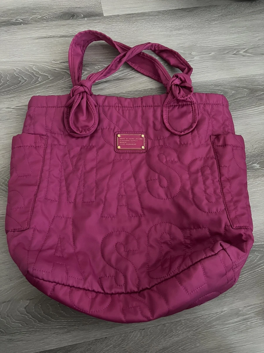Marc By Marc Jacobs Workwear Tote Bag Fuchsia Pink
