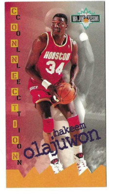 HAKEEM OLAJUWON 1995-96 JAM SESSION CC CARD NM-MT CONDITION