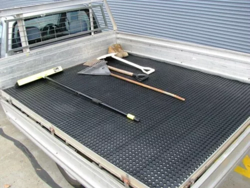 Heavy Duty Vented Perforated Rubber Workshop Gym 1.4m Ute Mat Super - Picture 9 of 10