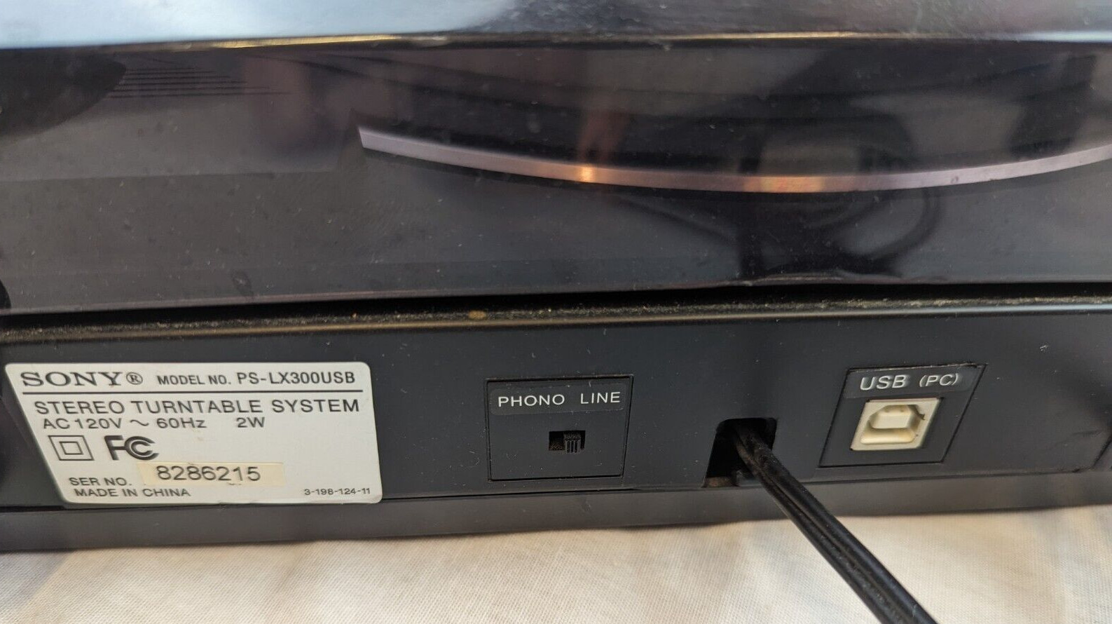 Sony PS-LX300USB Stereo Turntable System - Record Player TESTED