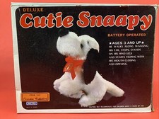 RARE VTG Deluxe Cutie Snaapy PUPPY DOG TOY Collection TAIWAN Does Not Work.