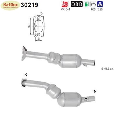   Katalysator für Renault Fluence/Grand Scenic/Megane/Scenic, 1.6, Euro 4