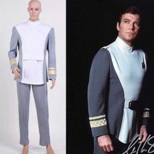 SALE Star Trek Admiral Kirk Outfit Halloween Cosplay Kostüm Uniform Karneval